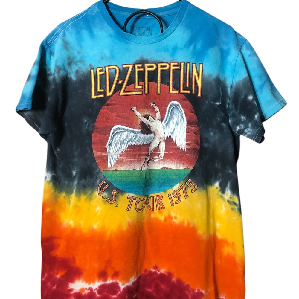 Tie-Dye Led Zepplin T-Shirt - Blue, Orange, Red